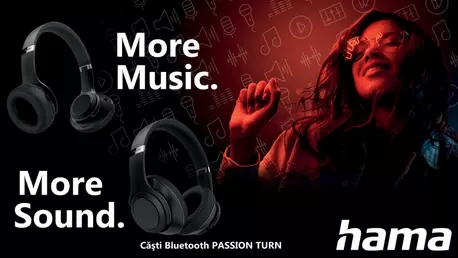 HAMA România lansează “Passion Turn”, căștile care devin o boxă portabilă