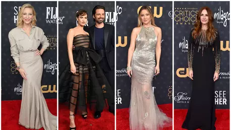Vedete și cele mai spectaculoase ținute pe covorul roșu la Critics Choice Awards 2023 (Galerie FOTO)