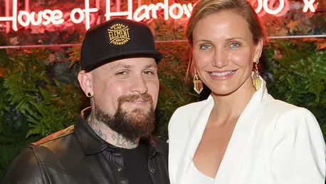 Cameron Diaz și Benji Madden, apariție rară alături de fiica lor la nunta Sofiei Richie