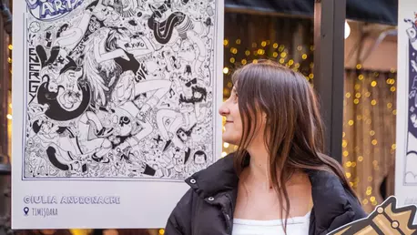 Giulia Andronache este câștigătoarea Red Bull Doodle Art și reprezintă România în finala globală