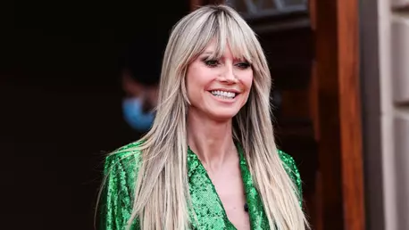 Heidi Klum, la un pas de un accident vestimentar la Festivalul de Film de la Cannes