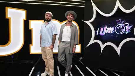 Emi și Cuza, primele declarații despre postura de noi prezentatori ai emisiunii iUmor de la Antena 1: "Este o bucurie profesională"
