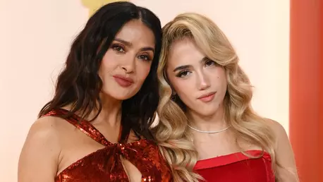 Salma Hayek, imagini adorabile cu fiica sa, Valentina. Tânăra a împlinit 16 ani