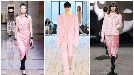 Roz pudrat, culoarea care domină sezonul