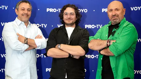 Imagini inedite de la filmările pentru MasterChef. Cum au fost surprinși cei trei jurați