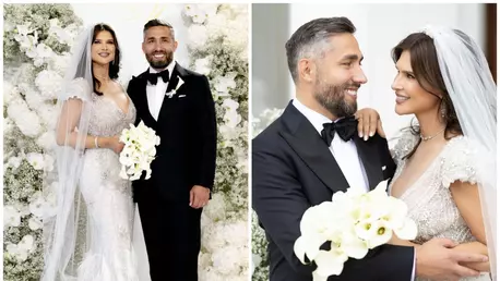 Monica Bîrlădeanu, primele declarații după ce s-a căsătorit cu Valeriu Gheorghiță. Ce a dezvăluit actrița: "O nuntă așa cum am visat amândoi"