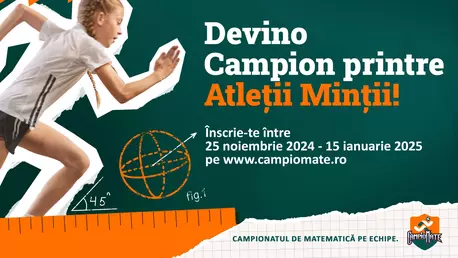 Start CampioMATE 2025: înscrierile în Campionatul de matematică pe echipe au început