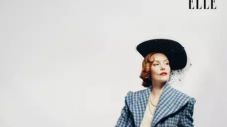 ELLE INTERVIU: Olimpia Melinte - '50s revival