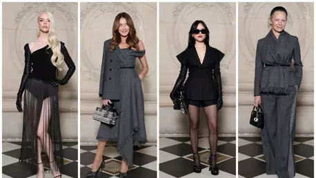 Vedete & ținute WOW la prezentarea colecției Dior Haute Couture pentru primăvară