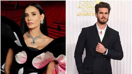 Demi Moore și Andrew Garfield, cel mai nou cuplu de la Hollywood? Detaliul inedit observat de fani