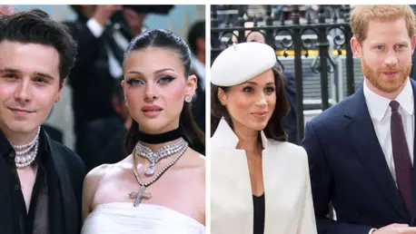 Meghan Markle și Prințul Harry, gazdele petrecerii Nicolei Peltz și a lui Brooklyn Beckham, pe fondul tensiunilor din familia tânărului