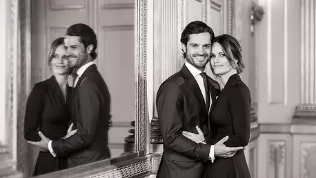 Prințul Carl Philip și Prințesa Sofia au dat publicității fotografii rare de la nunta lor regală de vis