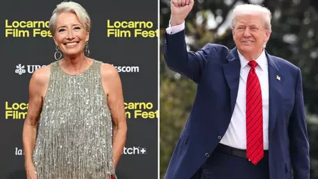 Donald Trump, invitație surprinzătoare pentru Emma Thompson chiar în ziua în care actrița a divorțat: „Mi-ar plăcea să vii…”