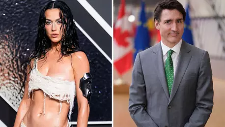 Katy Perry și fostul prim-ministru canadian Justin Trudeau surprinși în ipostaze pasionale pe un iaht