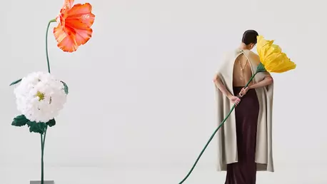 Editorial fashion: Of Contours and petals