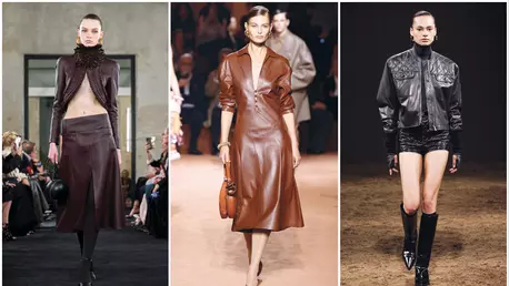 Tendințe modă: Leather weather