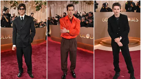 Globurile de Aur 2026: ce au purtat bărbații pe covorul roșu