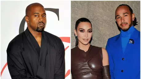 Ce părere are Kanye West despre relația fostei sale soții, Kim Kardashian, cu Lewis Hamilton: "Este extrem de gelos"