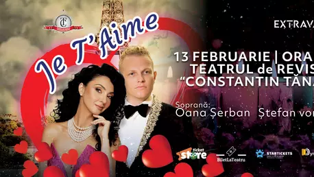 „JE T”AIME” - incursiuni muzicale spre inima Parisului, cu tenorul ŞTEFAN von KORCH şi invitaţii, pe 13 februarie, la Teatrul Constantin Tănase 