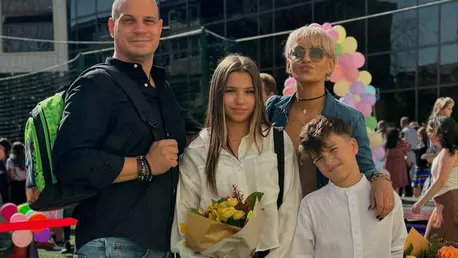 Giulia Anghelescu și Vlad Huidu, mesaje emoționante de ziua fiicei lor. Antonia a împlinit 14 ani: "Să nu-ți pierzi niciodată curajul"