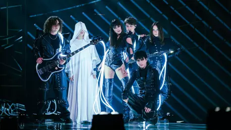 Alexandra Căpitănescu, apariție electrizantă pe scena Eurovision Song pentru a doua repetiție oficială
