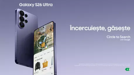Ai văzut o ținută și ai vrut-o pe loc. Acum chiar poți. Noul Samsung Galaxy S26 Ultra vine cu o funcție care îți reconstruiește look-ul complet dintr-o singură fotografie. Și nu e singura surpriză.