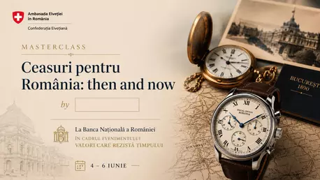 Masterclass Kultho în cadrul expoziției "Valori care rezistă timpului": cum a evoluat orologeria în cei 115 ani de relații România–Elveția