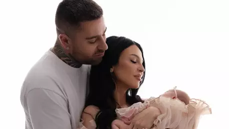 Francisca și TJ Miles și-au botezat fetița în secret. Primele imagini de la eveniment