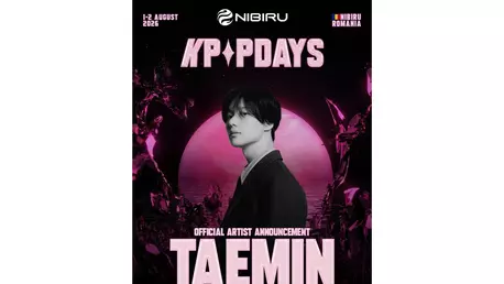 TAEMIN, unul dintre cele mai mari nume ale K-pop-ului mondial, confirmat la K-POP Days NIBIRU