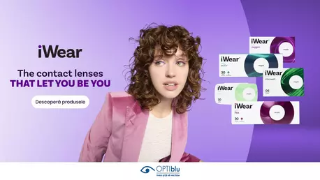 OPTIblu aduce în România lentilele de contact iWear, create pentru confort și libertate