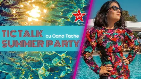 Oana Tache e ON AIR DE LA MARE la „TicTalk Summer Party”! 