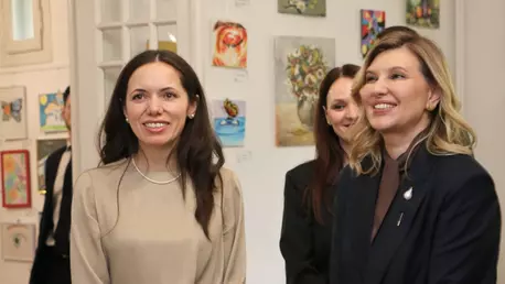 Mirabela Grădinaru a reprezentat România la evenimente oficiale organizate la Kiev. Ce ținută a ales pentru întâlnirea cu Olena Zelenska
