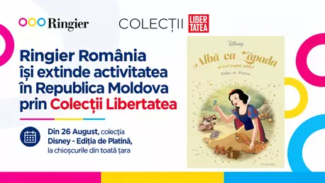 Ringier România își extinde activitatea în Republica Moldova și lansează colecția Disney - Ediția de Platină