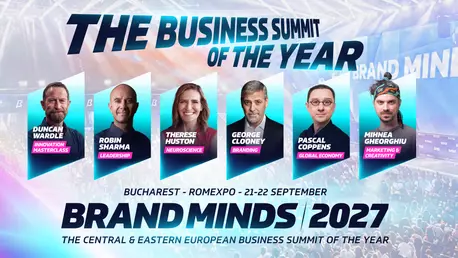 George Clooney și Robin Sharma vin la BRAND MINDS 2027, alături de experți globali în creativitate, business și neuroștiință