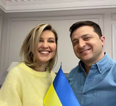 Olena Zelenska si Volodimir Zelenski