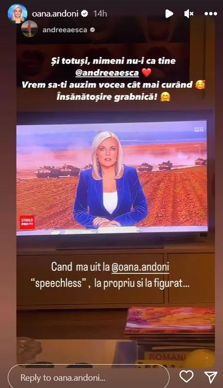 De ce lipsește Andreea Esca de la Știrile Pro TV  (2)