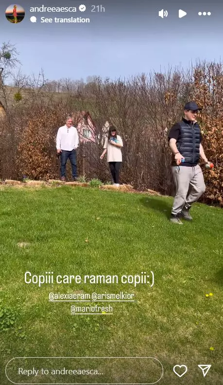 Cum a sărbătorit Andreea Esca Paștele Catolic împreună cu familia  (10)