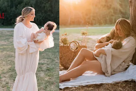 Cum își împarte Laura Cosoi timpul de când a revenit la filmări, după ce a născut a cincea oară: „Țin cont de etapa în care suntem. Nina e încă foarte mică, alăptez, iar ritmul trebuie ajustat din mers” / EXCLUSIV