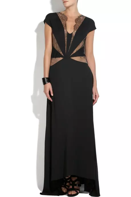 Rochie din matase si dantela, Stella McCartney