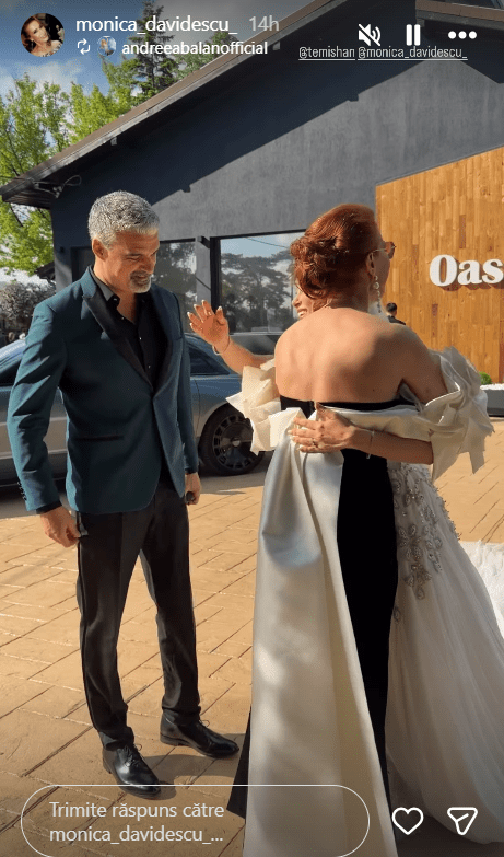 Aurelian Temisan si Monica la nunta Andreei Balan