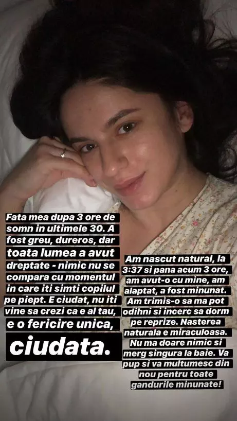 Ioana Grama a născut