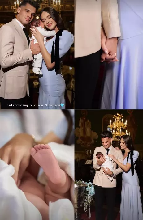 Ianis Hagi și Elena și-au botezat băiețelul. Ce nume inedit au ales pentru fiul lor (2)