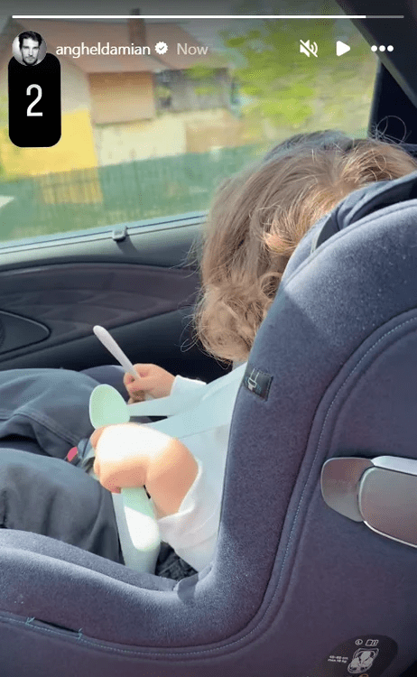 5. Anghel Damian, poză cu fiul său