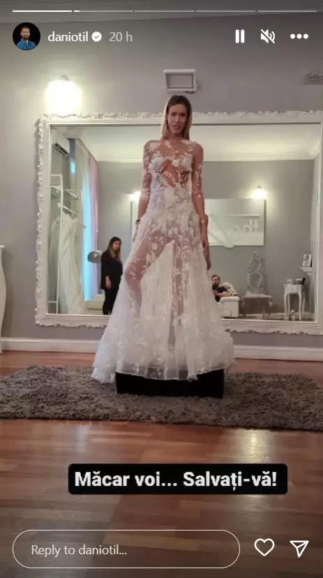 Cât a plătit Dani Oțil pentru ca Gabriela să probeze rochii de mireasă în Roma