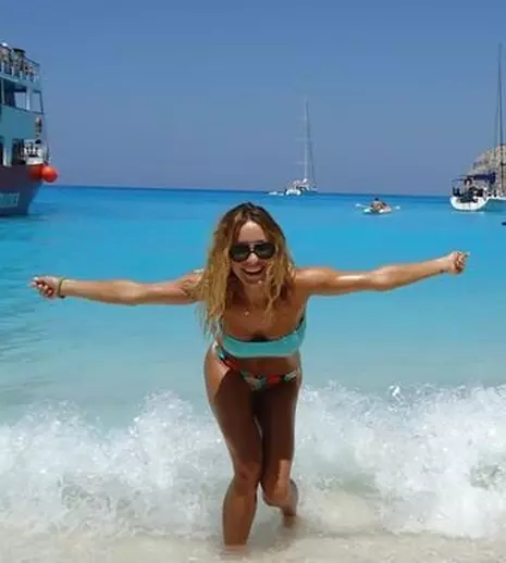 Flavia de la „’Neatza cu Răzvan și Dani” a fost în vacanţă în Zakinthos