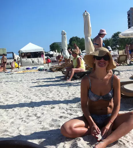 Diana Niculescu nu se mai satură de mare