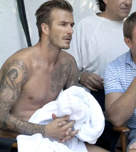 David Beckham face fitness cu Guy Ritchie