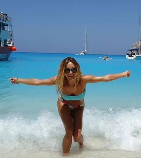 Flavia de la „’Neatza cu Răzvan și Dani” a fost în vacanţă în Zakinthos