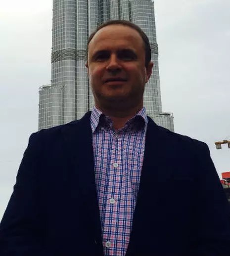 Grig Chioriu a vizitat Burj Khalifa, Dubai, în vacanță