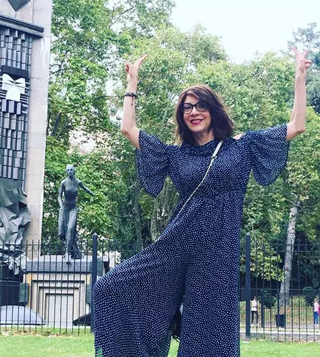 FOTO. Deşi este bolnavă, actriţa Edith Gonzalez se întoarce la muncă